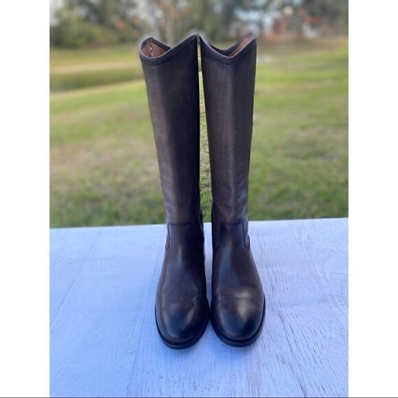 FRYE Melissa Button 2 boots-smoke - Picture 4 of 9